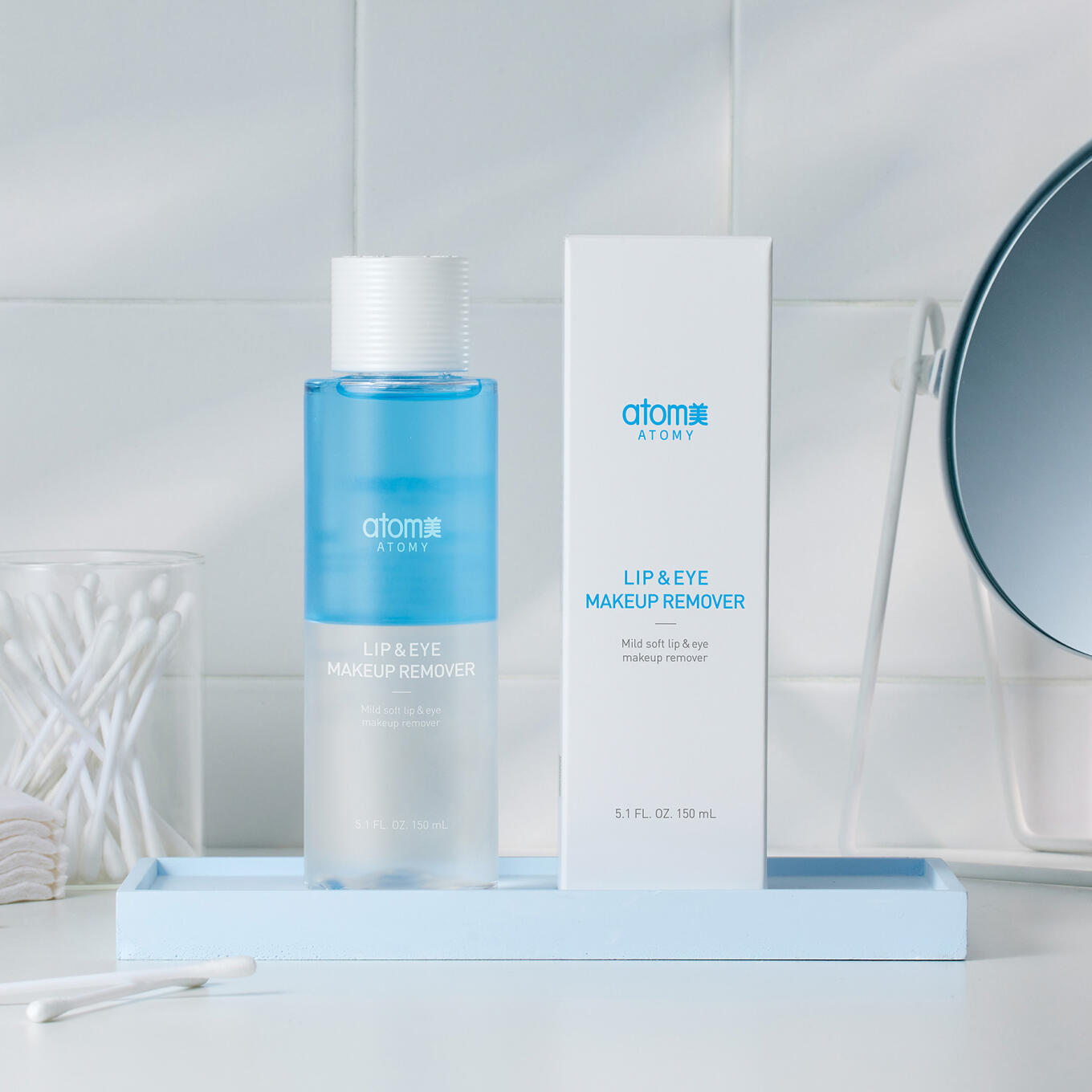 Атоми двухфазное средство для снятия макияжа