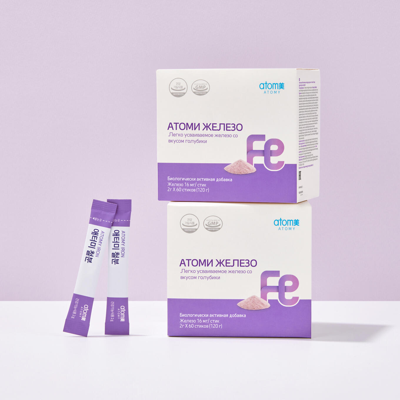 Атоми Железо