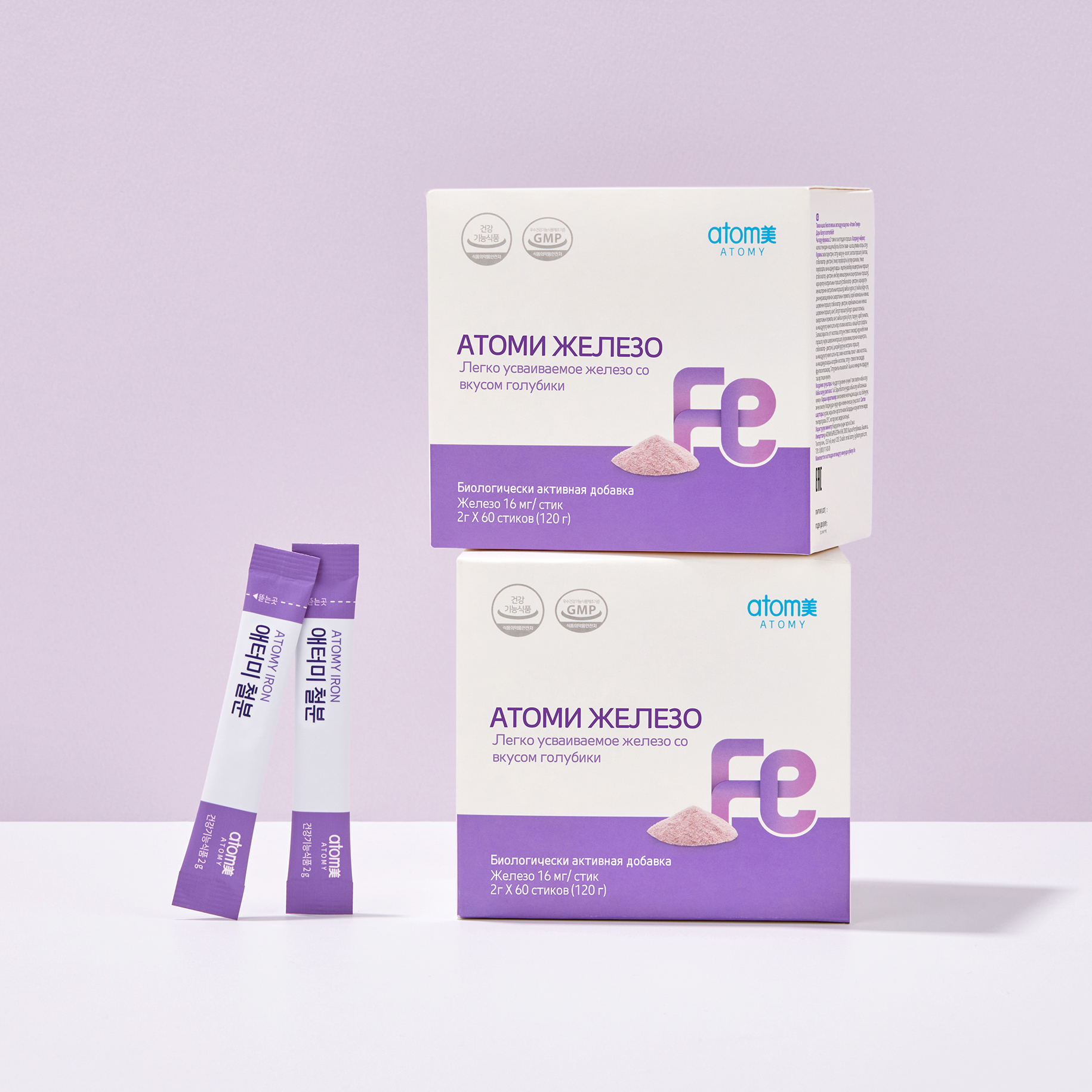 Атоми Железо