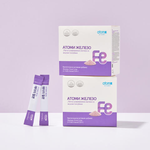 Атоми Железо