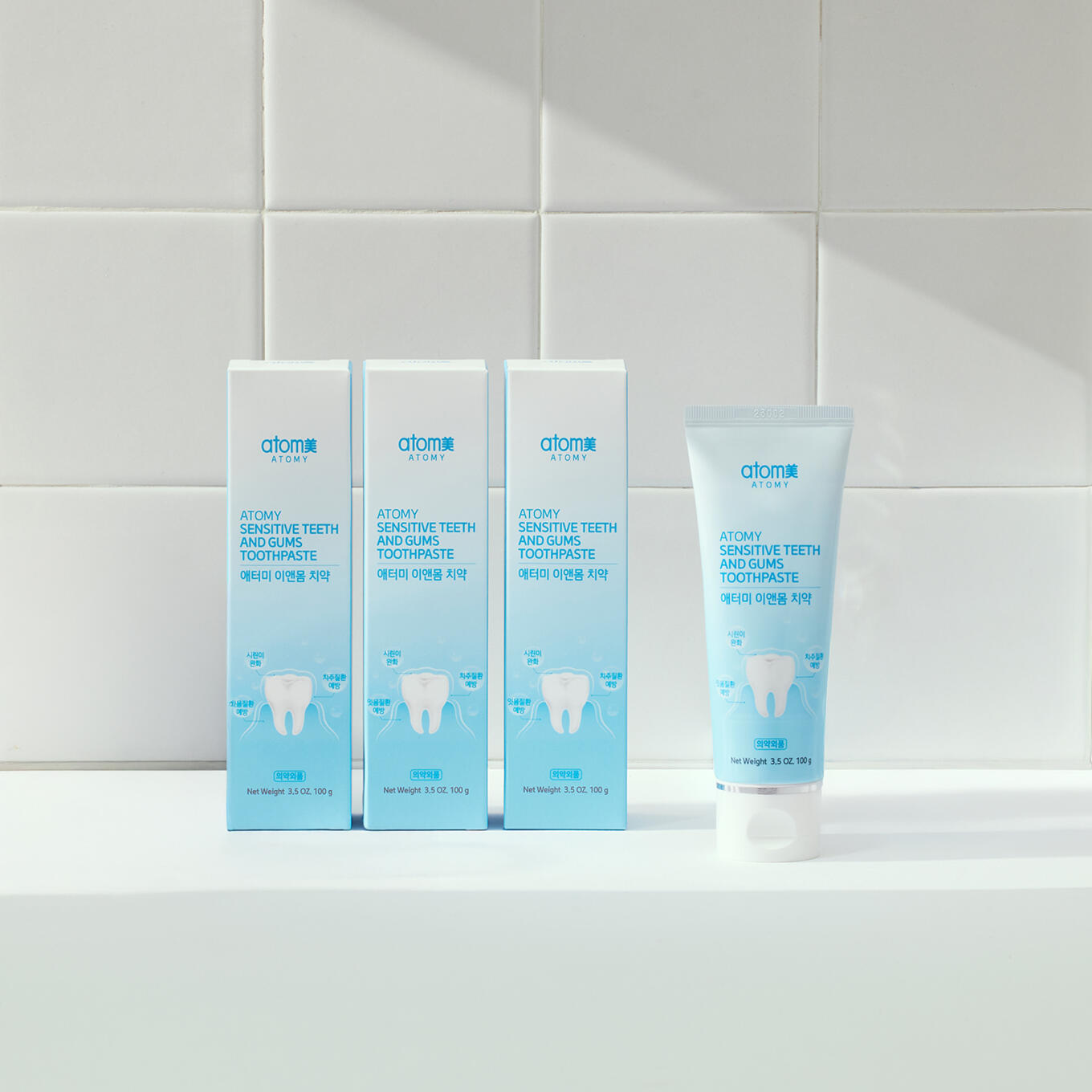 Атоми Зубная паста для Чувствительных зубов и десен