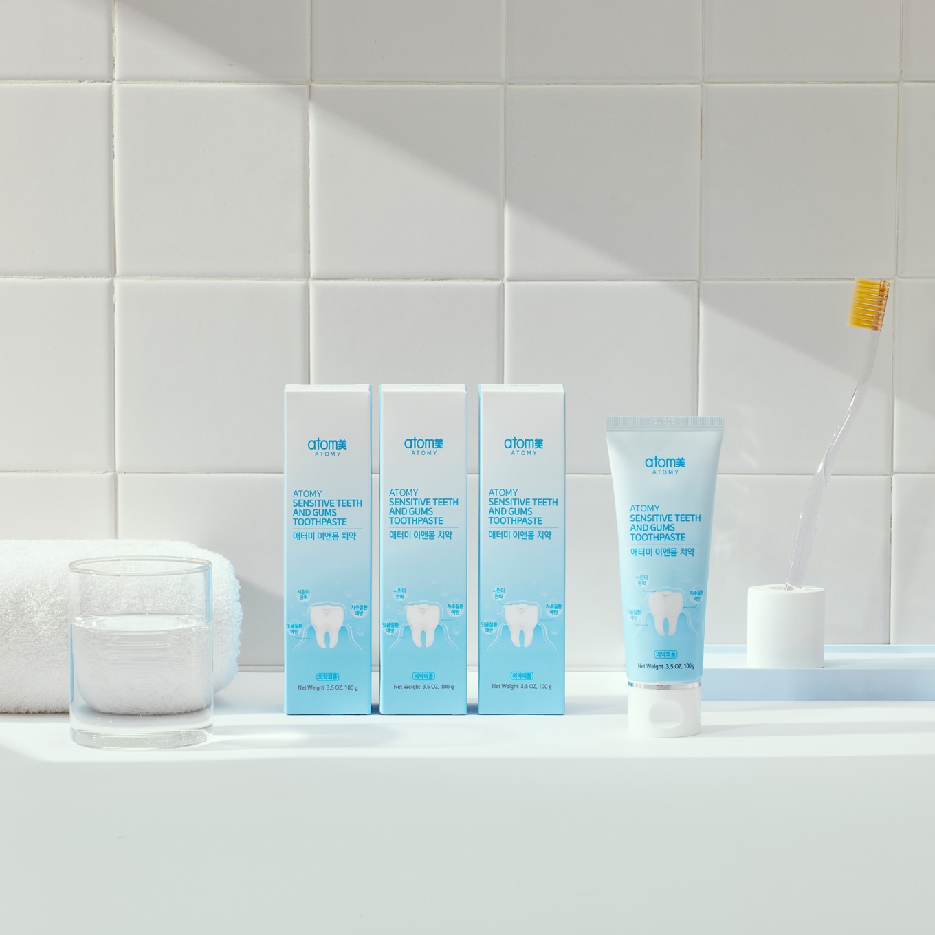 Атоми Зубная паста для Чувствительных зубов и десен