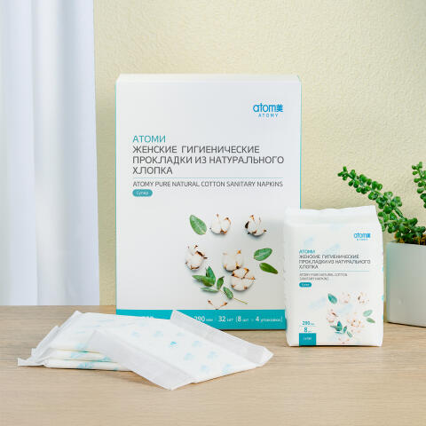 Атоми женские гигиенические прокладки Супер