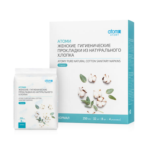 Атоми женские гигиенические прокладки Нормал